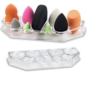 Beauty Blender Tabletop Organizer acrylic Breathable Gift for makeup lovers